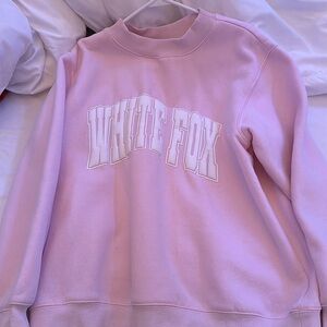 white fox crewneck